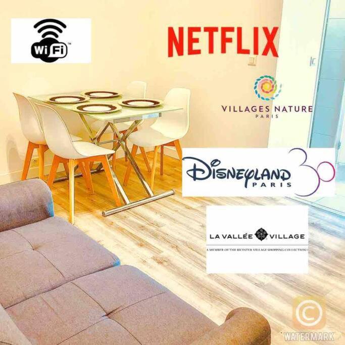 Appartement Cosy Proche Disney Vaires-sur-Marne Esterno foto